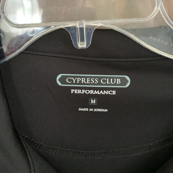 Mens M Performance Quarter Zip Pullover Black with Gray detail - Picture 2 of 6